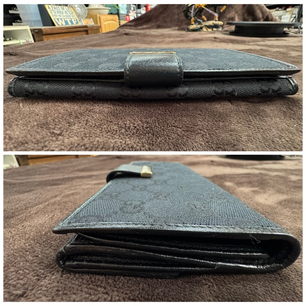 Gucci Supreme Canvas and Leather Wallet EUC - Picture 5 of 9